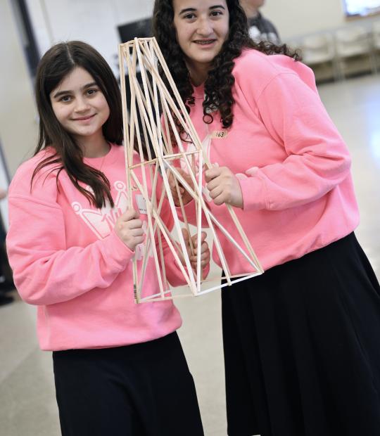 Teens competing in the science olympiad 